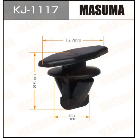 Клипса пластиковая Masuma, KJ-1117