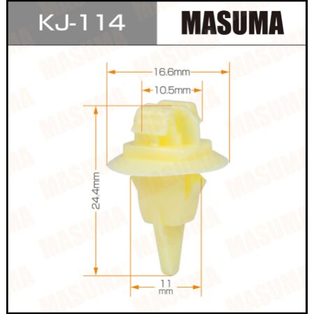 Клипса пластиковая Masuma, KJ-114