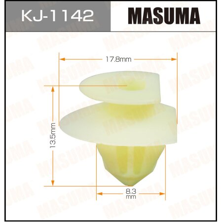 Клипса пластиковая Masuma, KJ-1142