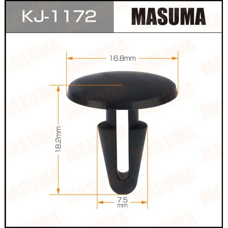 Клипса пластиковая Masuma, KJ-1172