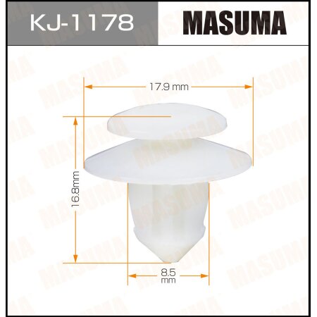 Клипса пластиковая Masuma, KJ-1178