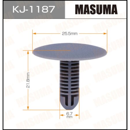 Клипса пластиковая Masuma, KJ-1187