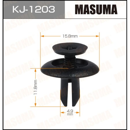 Клипса пластиковая Masuma, KJ-1203