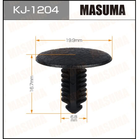 Клипса пластиковая Masuma, KJ-1204
