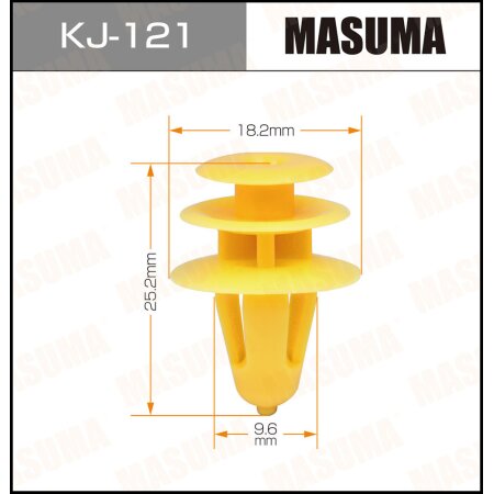Клипса пластиковая Masuma, KJ-121