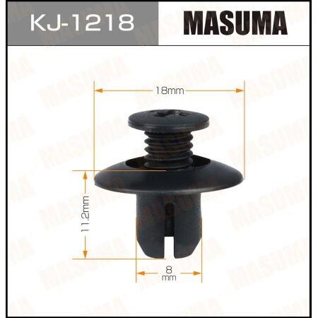 Клипса пластиковая Masuma, KJ-1218