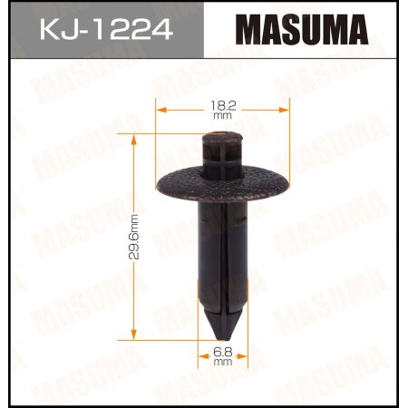 Клипса пластиковая Masuma, KJ-1224