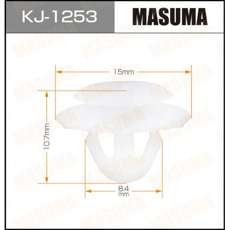 Клипса пластиковая Masuma, KJ-1253