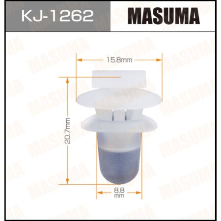 Клипса пластиковая Masuma, KJ-1262