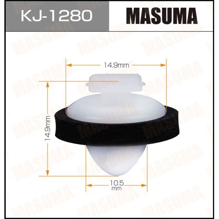Клипса пластиковая Masuma, KJ-1280