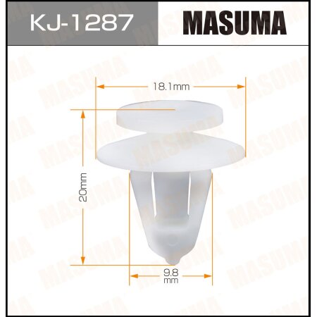 Клипса пластиковая Masuma, KJ-1287