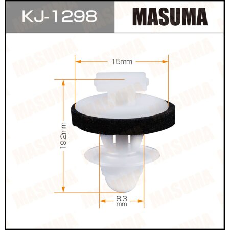 Клипса пластиковая Masuma, KJ-1298