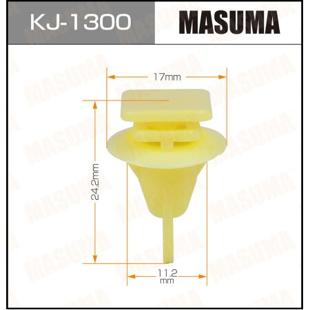 Клипса пластиковая Masuma, KJ-1300