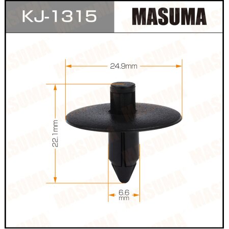Клипса пластиковая Masuma, KJ-1315