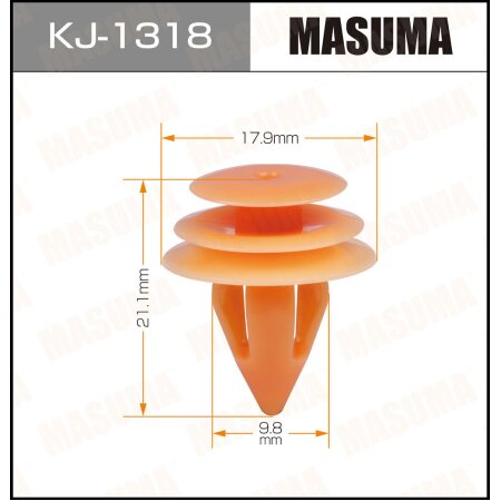 Клипса пластиковая Masuma, KJ-1318