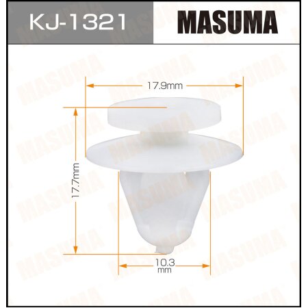 Клипса пластиковая Masuma, KJ-1321