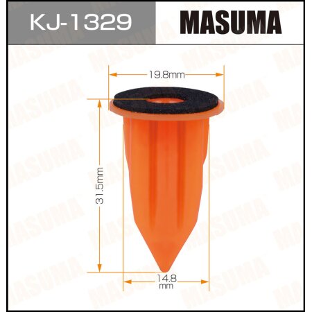 Клипса пластиковая Masuma, KJ-1329