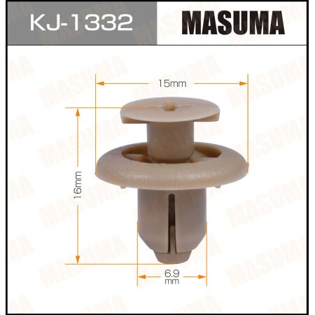 Клипса пластиковая Masuma, KJ-1332