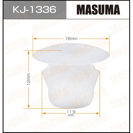 Клипса пластиковая Masuma, KJ-1336