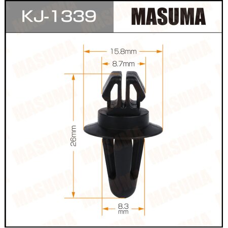 Клипса пластиковая Masuma, KJ-1339