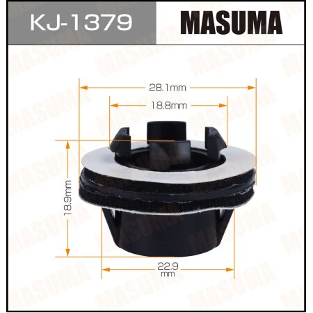 Клипса пластиковая Masuma, KJ-1379