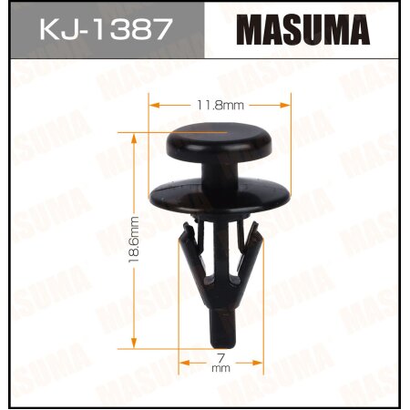 Клипса пластиковая Masuma, KJ-1387