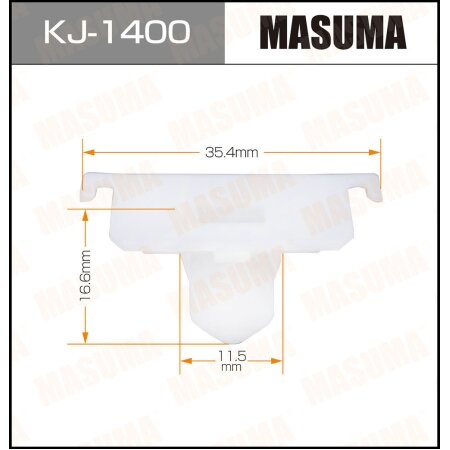 Клипса пластиковая Masuma, KJ-1400