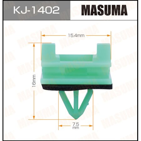 Клипса пластиковая Masuma, KJ-1402