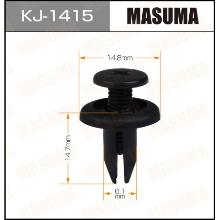 Клипса пластиковая Masuma, KJ-1415
