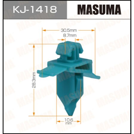 Клипса пластиковая Masuma, KJ-1418