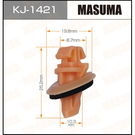 Клипса пластиковая Masuma, KJ-1421