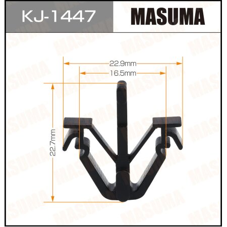Клипса пластиковая Masuma, KJ-1447