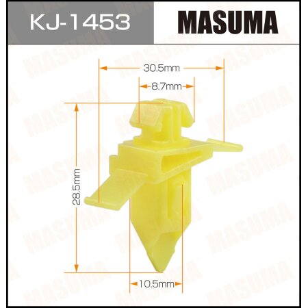 Клипса пластиковая Masuma, KJ-1453