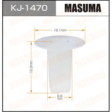 Клипса пластиковая Masuma, KJ-1470