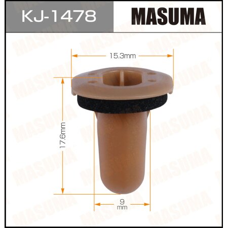 Клипса пластиковая Masuma, KJ-1478