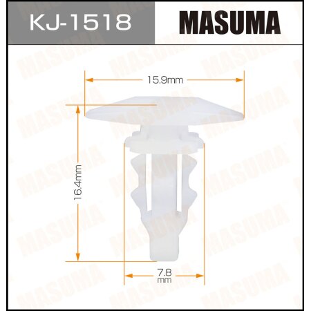 Клипса пластиковая Masuma, KJ-1518