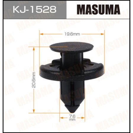 Клипса пластиковая Masuma, KJ-1528