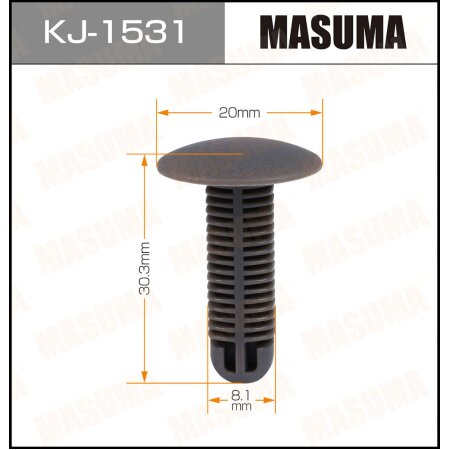 Клипса пластиковая Masuma, KJ-1531