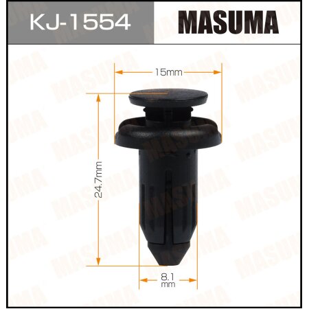 Клипса пластиковая Masuma, KJ-1554