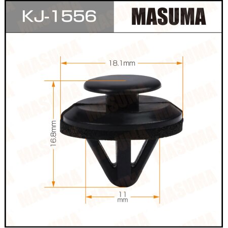 Клипса пластиковая Masuma, KJ-1556