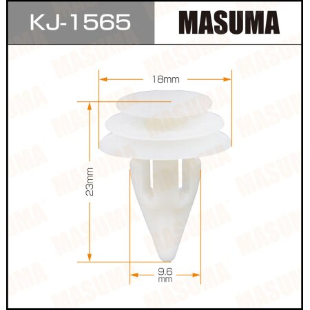 Клипса пластиковая Masuma, KJ-1565