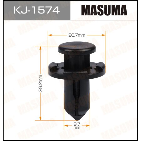Клипса пластиковая Masuma, KJ-1574
