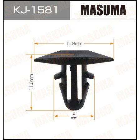 Клипса пластиковая Masuma, KJ-1581