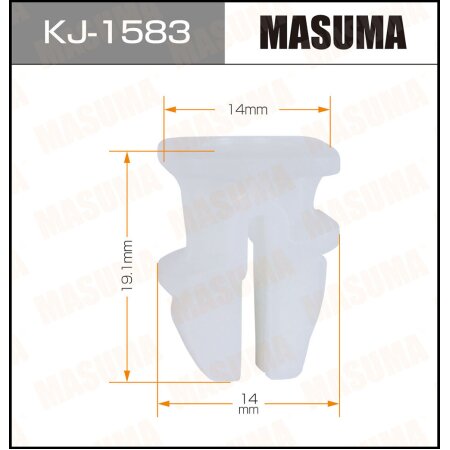 Клипса пластиковая Masuma, KJ-1583