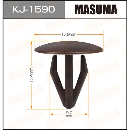 Клипса пластиковая Masuma, KJ-1590