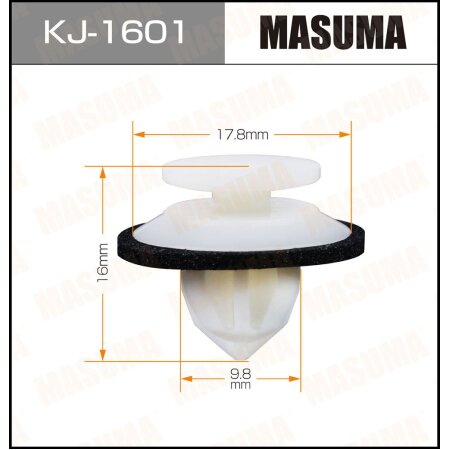Клипса пластиковая Masuma, KJ-1601