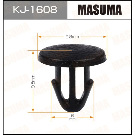 Клипса пластиковая Masuma, KJ-1608