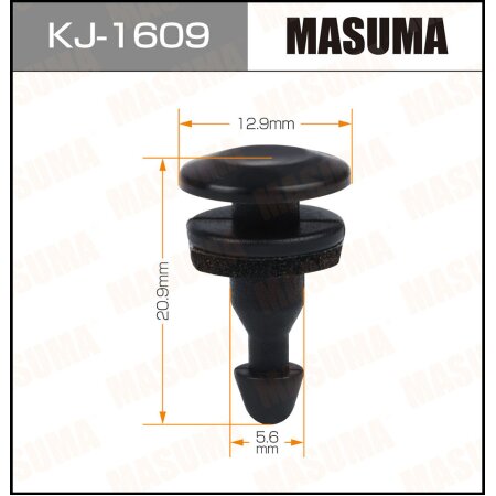 Клипса пластиковая Masuma, KJ-1609