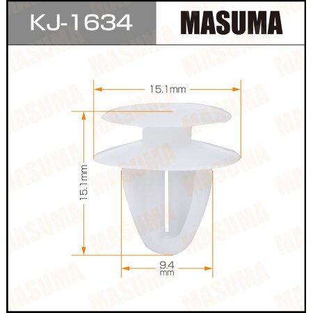Клипса пластиковая Masuma, KJ-1634