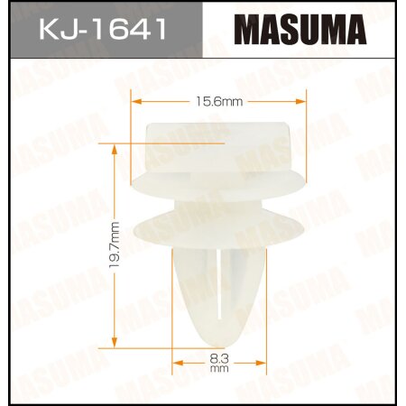 Клипса пластиковая Masuma, KJ-1641